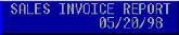 Keystroke POS for DOS